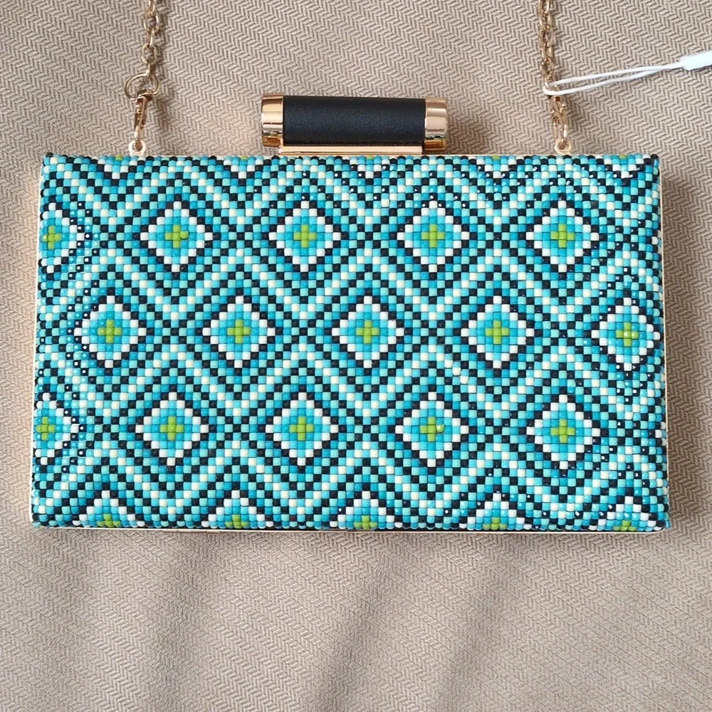 Urban Expressions Bora Bora Evening Bag In Turquoise